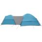 Preview: Campingzelt 5 Personen Blau Wasserdicht