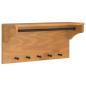 Preview: Wandgarderobe SANDNES 87x30x42 cm Massivholz Kiefer