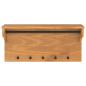 Preview: Wandgarderobe SANDNES 87x30x42 cm Massivholz Kiefer