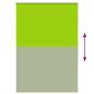 Preview: Verdunkelungsrollo Grün 90x175 cm Stoffbreite 85,7 cm Polyester