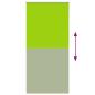 Preview: Verdunkelungsrollo Grün 115x210cm Stoffbreite 110,7cm Polyester