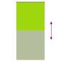Preview: Verdunkelungsrollo Grün 80x175 cm Stoffbreite 75,7 cm Polyester