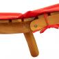 Preview: Sonnenliegen mit Auflagen 2 Stk. Rot Massivholz Akazie
