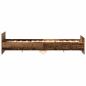 Preview: Bettgestell ohne Matratze Altholz-Optik 180x200cm Holzwerkstoff