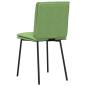 Preview: Esszimmerstühle 2 Stk. Hellgrün Samt