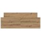 Preview: Bettgestell ohne Matratze Artisan-Eiche 120x190cm Holzwerkstoff