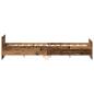 Preview: Bettgestell ohne Matratze Altholz-Optik 120x200cm Holzwerkstoff