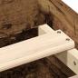 Preview: Bettgestell ohne Matratze Altholz-Optik 120x200cm Holzwerkstoff
