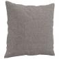 Preview: 2-Sitzer-Sofa mit Zierkissen Taupe 140 cm Stoff