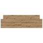 Preview: Bettgestell ohne Matratze Artisan-Eiche 180x200cm Holzwerkstoff