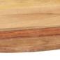 Preview: Tischplatte Massivholz Palisander Rund 15-16 mm 50 cm
