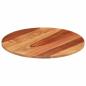 Preview: Tischplatte Massivholz Palisander Rund 15-16 mm 50 cm