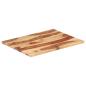 Preview: Tischplatte Massivholz Palisander 25-27 mm 70×80 cm