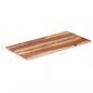 Preview: Tischplatte Massivholz Palisander 25-27 mm 60×100 cm