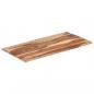 Preview: Tischplatte Massivholz Palisander 25-27 mm 60×100 cm