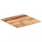 Preview: Tischplatte Massivholz Palisander 25-27 mm 70×70 cm