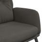 Preview: Relaxsessel Dunkelgrau Wildleder-Optik