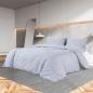 Preview: Bettwäsche-Set Grau 260x240 cm Baumwolle