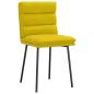Preview: Esszimmerstühle 2 Stk. Gelb Samt