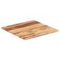 Preview: Tischplatte Massivholz Palisander 25-27 mm 60×60 cm