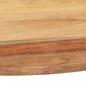 Preview: Tischplatte Massivholz Palisander Rund 25-27 mm 60 cm