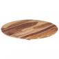 Preview: Tischplatte Massivholz Palisander Rund 25-27 mm 60 cm