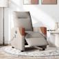 Preview: Massagesessel Elektrisch Taupe Stoff