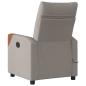 Preview: Massagesessel Elektrisch Taupe Stoff
