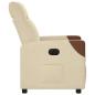 Preview: Relaxsessel Elektrisch Creme Stoff