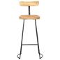 Preview: Barhocker 2 Stk. 49x43x103 cm Mango Massivholz