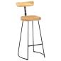 Preview: Barhocker 2 Stk. 49x43x103 cm Mango Massivholz