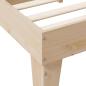 Preview: Massivholzbett mit Regal ohne Matratze 100x200 cm Kiefer