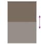 Preview: Verdunkelungsrollo Kaffeebraun 110x130cm Stoffbreite 105,7cm