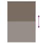 Preview: Verdunkelungsrollo Kaffeebraun 110x150 cm Stoffbreite 105,7 cm