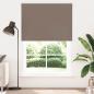 Preview: ARDEBO.de - Verdunkelungsrollo Kaffeebraun 155x210 cm Stoffbreite 151,6 cm