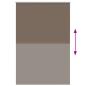 Preview: Verdunkelungsrollo Kaffeebraun 165x230 cm Stoffbreite 161,6cm