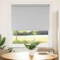 Preview: Verdunkelungsrollo Hellgrau 100x175 cm Stoffbreite 95,7cm