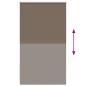 Preview: Verdunkelungsrollo Kaffeebraun 130x230 cm Stoffbreite 126,6 cm
