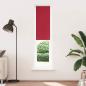 Preview: ARDEBO.de - Verdunkelungsrollo Rot 55x210 cm Stoffbreite 50,7 cm Polyester