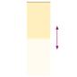 Preview: Verdunkelungsrollo Gelb 65x210 cm Stoffbreite 60,7 cm Polyester