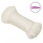 Preview: Arbeitsseil Weiß 3 mm 100 m Polypropylen