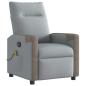 Preview: Massagesessel Hellgrau Stoff
