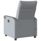 Preview: Massagesessel Hellgrau Stoff