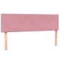 Preview: Boxspringbett mit Matratze Rosa 160x220 cm Samt