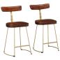 Preview: ARDEBO.de - Barhocker 2 Stk. 49x43x79 cm Mango Massivholz