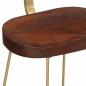 Preview: Barhocker 2 Stk. 49x43x79 cm Mango Massivholz