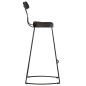 Preview: Barhocker 2 Stk. Schwarz 49x43x103 cm Mango Massivholz