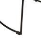 Preview: Barhocker 2 Stk. Schwarz 49x43x103 cm Mango Massivholz