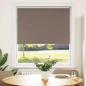 Preview: ARDEBO.de - Verdunkelungsrollo Kaffeebraun 115x150 cm Stoffbreite 110,7 cm