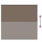 Preview: Verdunkelungsrollo Kaffeebraun 150x150 cm Stoffbreite 146,6 cm